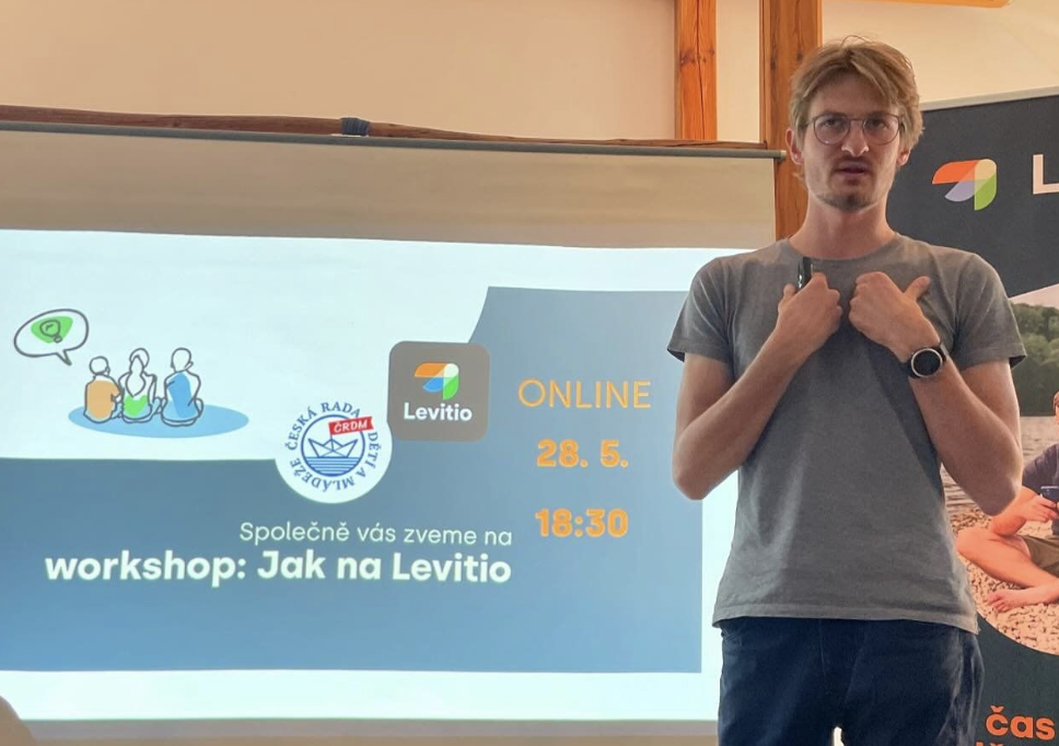 Levitio - pomocník organizací.